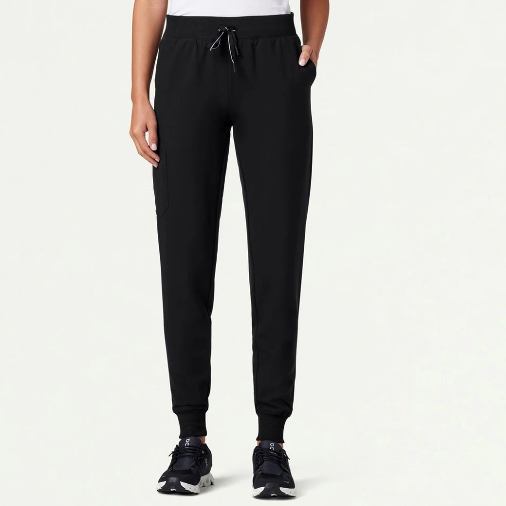 Jaanuu Silex Slim Knit-Waist Scrub Jogger